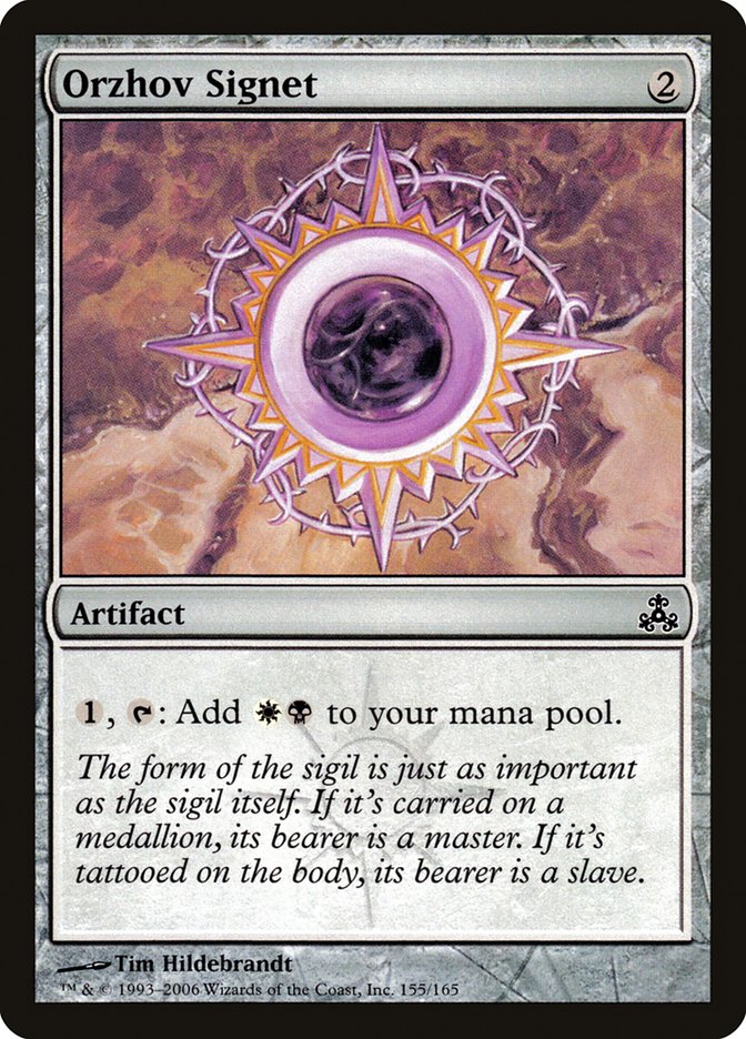 Orzhov Signet [Guildpact] - Magic: The Gathering - Card Brawlers | Quebec | Canada |