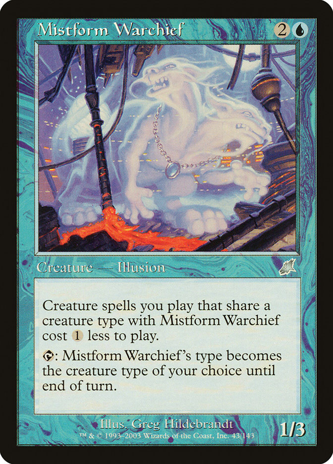 Mistform Warchief [Scourge] - Magic: The Gathering - Card Brawlers | Quebec | Canada |