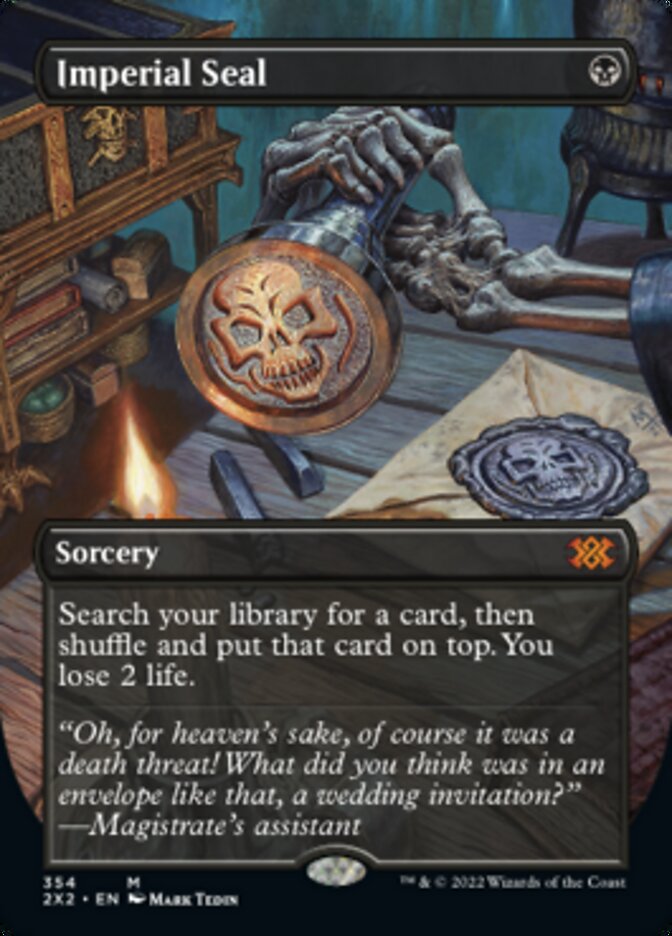 Imperial Seal (Borderless Alternate Art) [Double Masters 2022] - Magic: The Gathering - Card Brawlers | Quebec | Canada |
