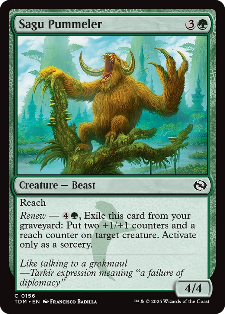Sagu Pummeler [Tarkir: Dragonstorm] - Magic: The Gathering - Card Brawlers | Quebec | Canada |
