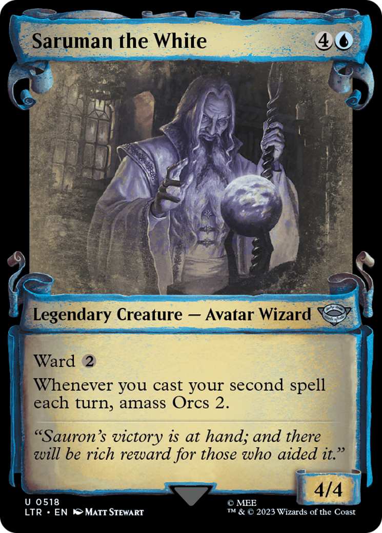 Saruman the White [The Lord of the Rings: Tales of Middle-Earth Showcase Scrolls] - Magic: The Gathering - Card Brawlers | Quebec | Canada |