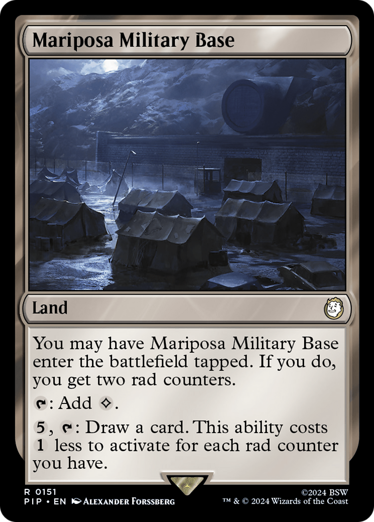 Mariposa Military Base [Fallout] - Magic: The Gathering - Card Brawlers | Quebec | Canada |