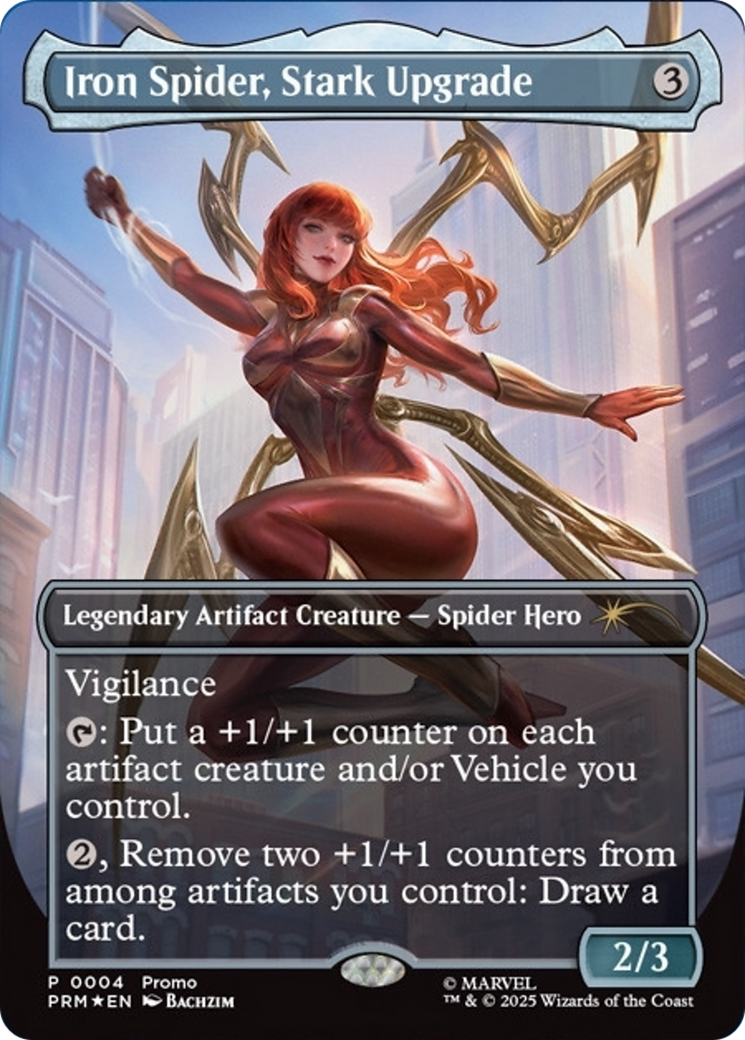 Iron Spider, Stark Upgrade (Borderless) [Media Promos] - Magic: The Gathering - Card Brawlers | Quebec | Canada |