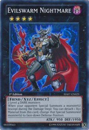 Evilswarm Nightmare [HA07-EN023] Super Rare - Yu-Gi-Oh! - Card Brawlers | Quebec | Canada |