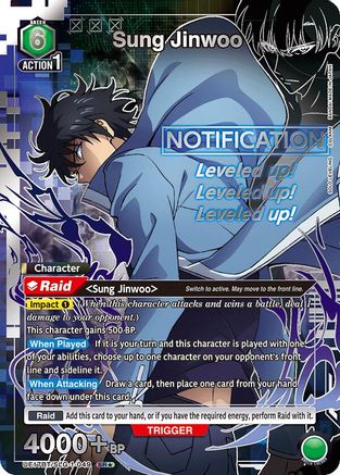 Sung Jinwoo (049) (SR*) (UE17BT/SLG-1-049) - UE17BT SOLO LEVELING Foil - UE17BT: SOLO LEVELING - Card Brawlers | Quebec | Canada |
