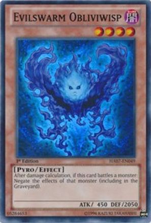 Evilswarm Obliviwisp [HA07-EN049] Super Rare - Yu-Gi-Oh! - Card Brawlers | Quebec | Canada |