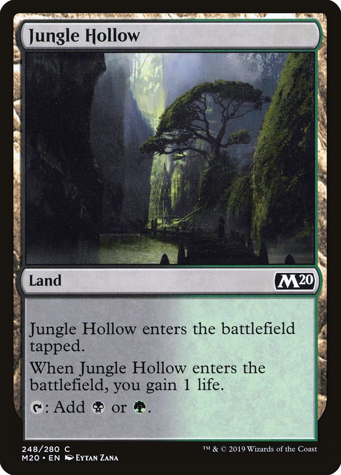 Jungle Hollow [Core Set 2020] - Magic: The Gathering - Card Brawlers | Quebec | Canada |