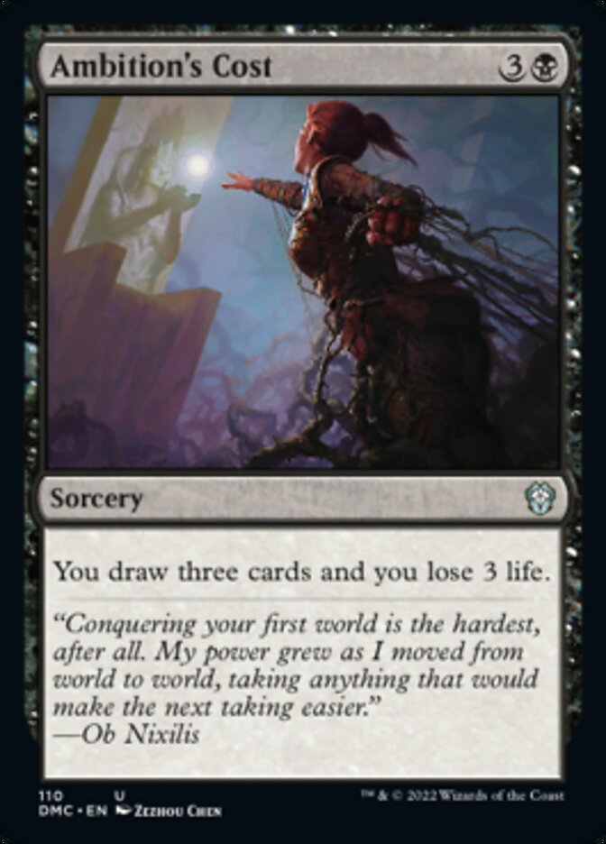 Ambition's Cost [Dominaria United Commander] - Magic: The Gathering - Card Brawlers | Quebec | Canada |