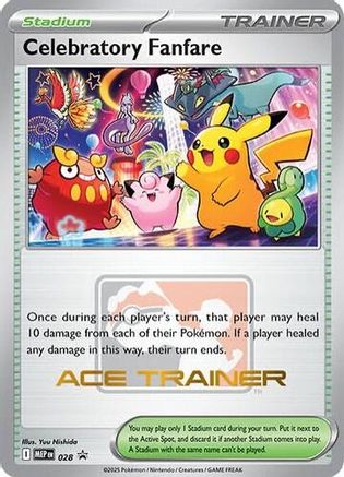Celebratory Fanfare (Ace Trainer) (028/null) [ME Mega Evolution Promo]