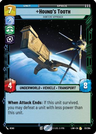 Hound's Tooth - Hunters' Approach (33/264) - A Lawless Time - A Lawless Time - Card Brawlers | Quebec | Canada |