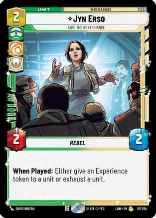 Jyn Erso - Take the Next Chance (67/264) - A Lawless Time - A Lawless Time - Card Brawlers | Quebec | Canada |