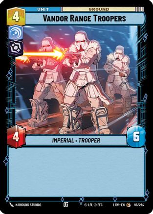 Vandor Range Troopers (98/264) - A Lawless Time - A Lawless Time - Card Brawlers | Quebec | Canada |
