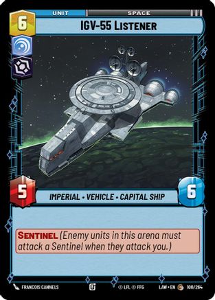 IGV-55 Listener (100/264) - A Lawless Time - A Lawless Time - Card Brawlers | Quebec | Canada |