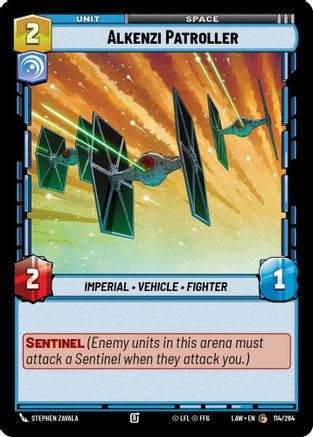 Alkenzi Patroller (114/264) - A Lawless Time - A Lawless Time - Card Brawlers | Quebec | Canada |