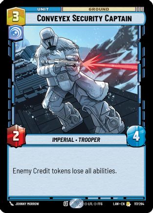 Conveyex Security Captain (117/264) - A Lawless Time - A Lawless Time - Card Brawlers | Quebec | Canada |