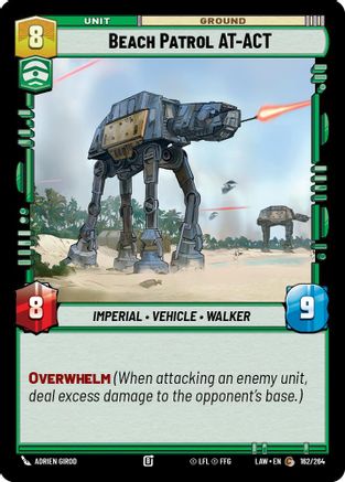 Beach Patrol AT-ACT (162/264) - A Lawless Time - A Lawless Time - Card Brawlers | Quebec | Canada |