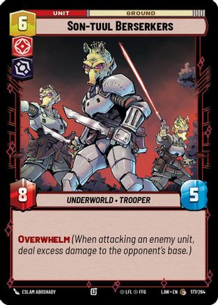 Son-tuul Berserkers (177/264) - A Lawless Time - A Lawless Time - Card Brawlers | Quebec | Canada |