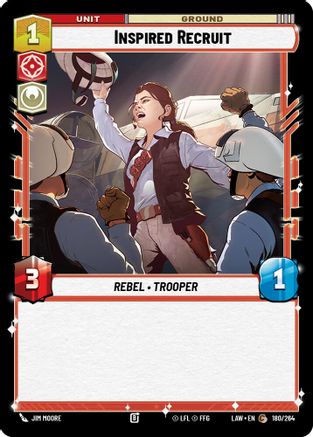 Inspired Recruit (180/264) - A Lawless Time - A Lawless Time - Card Brawlers | Quebec | Canada |