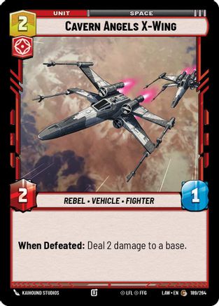 Cavern Angels X-Wing (189/264) - A Lawless Time - A Lawless Time - Card Brawlers | Quebec | Canada |