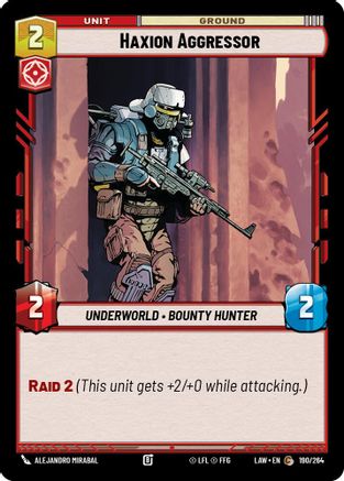 Haxion Aggressor (190/264) - A Lawless Time - A Lawless Time - Card Brawlers | Quebec | Canada |