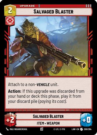 Salvaged Blaster (200/264) - A Lawless Time - A Lawless Time - Card Brawlers | Quebec | Canada |