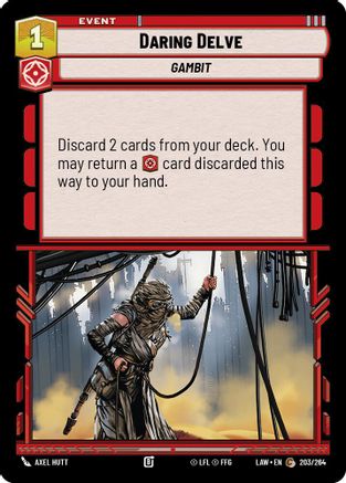 Daring Delve (203/264) - A Lawless Time - A Lawless Time - Card Brawlers | Quebec | Canada |
