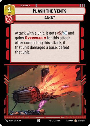 Flash the Vents (205/264) - A Lawless Time - A Lawless Time - Card Brawlers | Quebec | Canada |