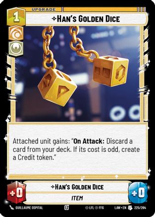Han's Golden Dice (225/264) - A Lawless Time - A Lawless Time - Card Brawlers | Quebec | Canada |