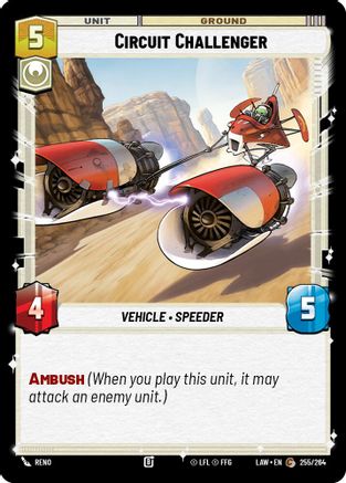 Circuit Challenger (255/264) - A Lawless Time - A Lawless Time - Card Brawlers | Quebec | Canada |