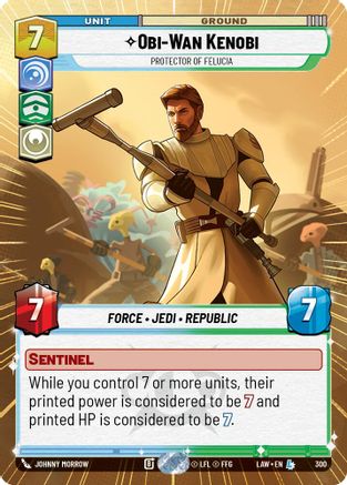 Obi-Wan Kenobi - Protector of Felucia (Hyperspace) (300) - A Lawless Time - A Lawless Time - Card Brawlers | Quebec | Canada |