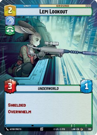 Lepi Lookout (Hyperspace) (302) - A Lawless Time - A Lawless Time - Card Brawlers | Quebec | Canada |