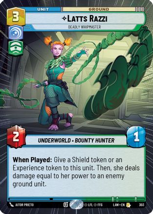 Latts Razzi - Deadly Whipmaster (Hyperspace) (303) - A Lawless Time - A Lawless Time - Card Brawlers | Quebec | Canada |