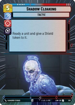 Shadow Cloaking (Hyperspace) (307) - A Lawless Time - A Lawless Time - Card Brawlers | Quebec | Canada |