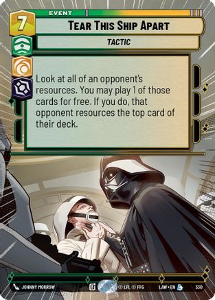 Tear This Ship Apart (Hyperspace) (330) - A Lawless Time - A Lawless Time - Card Brawlers | Quebec | Canada |