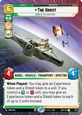 The Ghost - Home of the Spectres (Hyperspace) (333) - A Lawless Time - A Lawless Time - Card Brawlers | Quebec | Canada |