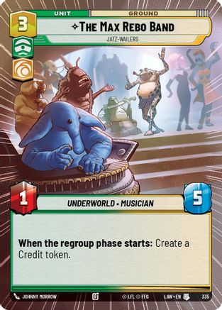 The Max Rebo Band - Jatz-Wailers (Hyperspace) (335) - A Lawless Time - A Lawless Time - Card Brawlers | Quebec | Canada |