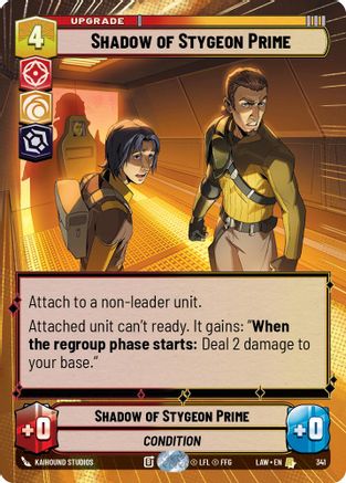 Shadow of Stygeon Prime (Hyperspace) (341) - A Lawless Time - A Lawless Time - Card Brawlers | Quebec | Canada |