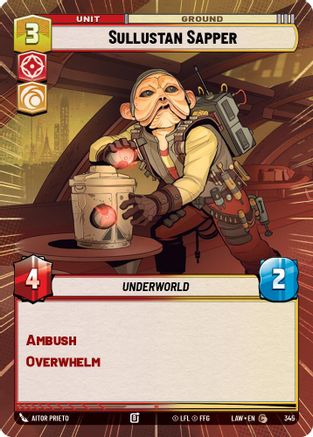 Sullustan Sapper (Hyperspace) (345) - A Lawless Time - A Lawless Time - Card Brawlers | Quebec | Canada |