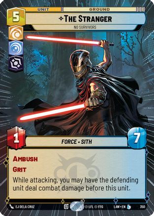 The Stranger - No Survivors (Hyperspace) (350) - A Lawless Time - A Lawless Time - Card Brawlers | Quebec | Canada |