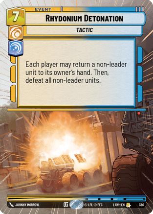 Rhydonium Detonation (Hyperspace) (360) - A Lawless Time - A Lawless Time - Card Brawlers | Quebec | Canada |