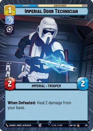 Imperial Door Technician (Hyperspace) (361) - A Lawless Time - A Lawless Time - Card Brawlers | Quebec | Canada |