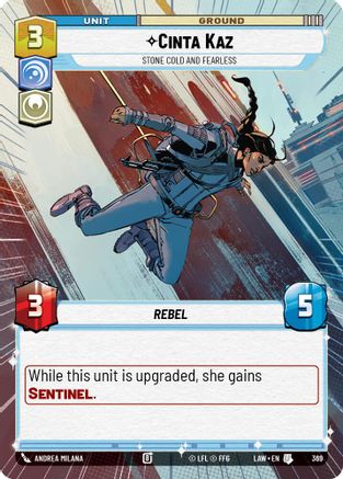 Cinta Kaz - Stone Cold and Fearless (Hyperspace) (369) - A Lawless Time - A Lawless Time - Card Brawlers | Quebec | Canada |