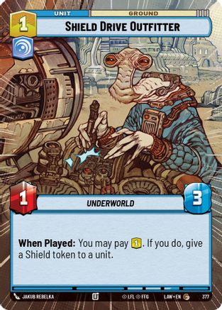 Shield Drive Outfitter (Hyperspace) (377) - A Lawless Time - A Lawless Time - Card Brawlers | Quebec | Canada |