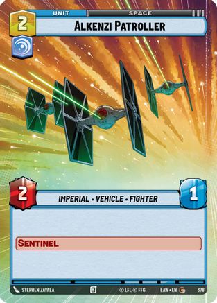 Alkenzi Patroller (Hyperspace) (378) - A Lawless Time - A Lawless Time - Card Brawlers | Quebec | Canada |