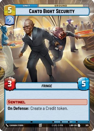 Canto Bight Security (Hyperspace) (385) - A Lawless Time - A Lawless Time - Card Brawlers | Quebec | Canada |