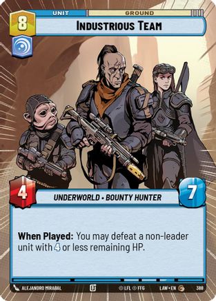 Industrious Team (Hyperspace) (388) - A Lawless Time - A Lawless Time - Card Brawlers | Quebec | Canada |