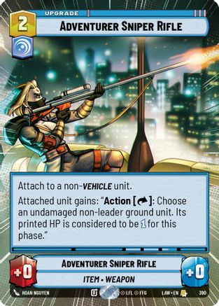 Adventurer's Sniper Rifle (Hyperspace) (390) - A Lawless Time - A Lawless Time - Card Brawlers | Quebec | Canada |