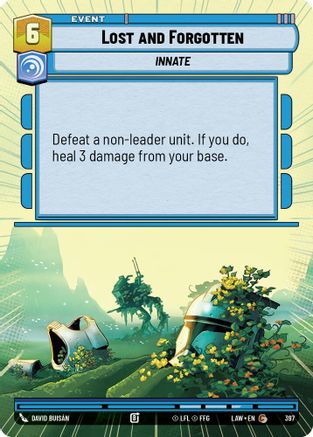 Lost and Forgotten (Hyperspace) (397) - A Lawless Time - A Lawless Time - Card Brawlers | Quebec | Canada |