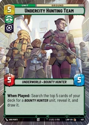 Undercity Hunting Team (Hyperspace) (402) - A Lawless Time - A Lawless Time - Card Brawlers | Quebec | Canada |