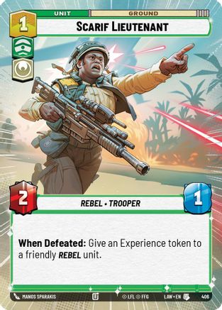 Scarif Lieutenant (Hyperspace) (406) - A Lawless Time - A Lawless Time - Card Brawlers | Quebec | Canada |